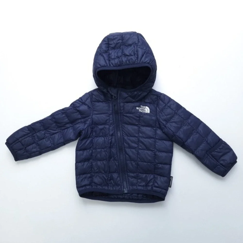 The North Face Navy Blue ThermoBall Eco Hooded Puffer Jacket- Baby 6-12‎ Months